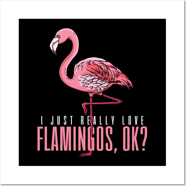 Flamingo Wall Art by KAWAIITEE